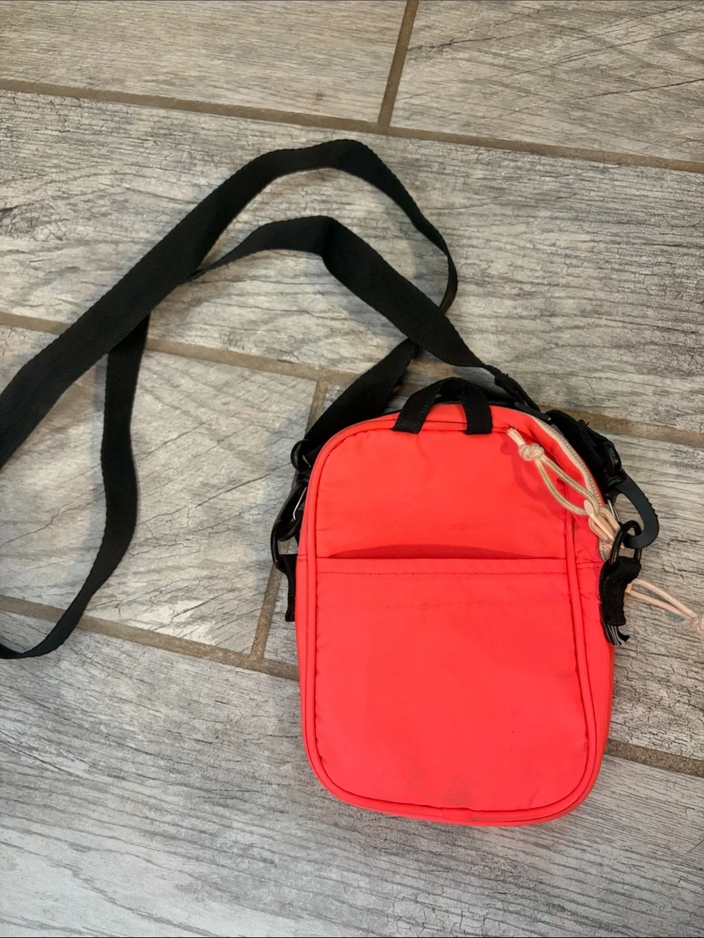 adidas Pink Mini Crossbody Sling Bag with Black Strap